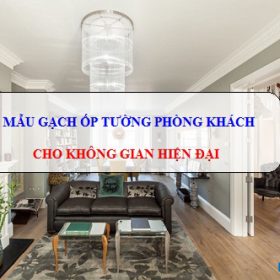 35 Mẫu Gạch ốp tường phòng khách Đẹp, Sang, Xu hướng 2023