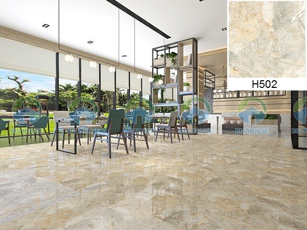 Mẫu gạch H502 là gạch giả đá ceramic 500x500 chất lượng của Viglacera