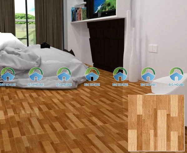 Mẫu gạch vân gỗ Prime 01.500500.17105 lát nền cho không gian phòng ngủ