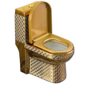 Top Mẫu thiết bị vệ sinh mạ vàng Đẹp – Sang trọng nhất hiện nay