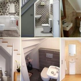 Thiết kế nhà vệ sinh dưới gầm cầu thang đẹp – chuẩn phong thủy