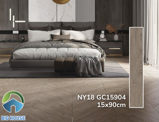 Giá gạch giả gỗ NY18 GC15904 kích thước 15x90cm