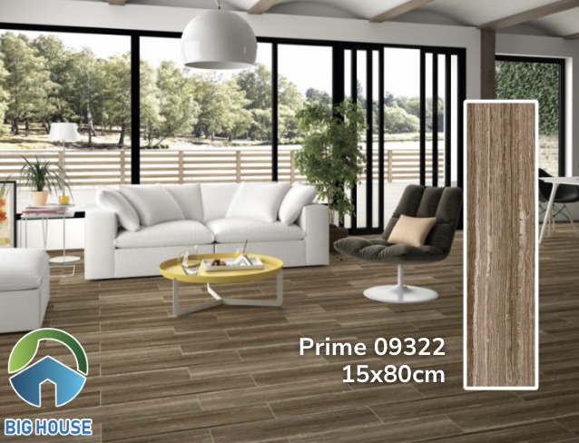 Giá gạch giả gỗ Prime 09322 kích thước 15x80cm