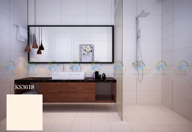 Gạch 30x30 với bề mắt nhám cũng được ưa thích sử dụng cho nhà vệ sinh