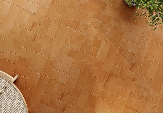 gạch giả cổ lát nền Trung Quốc T6012