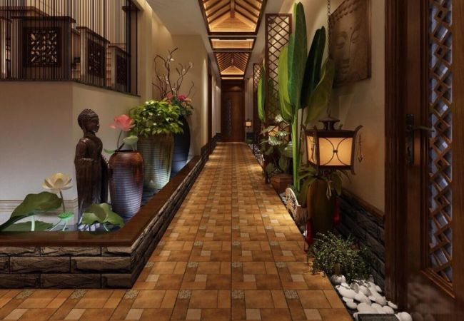 ứng dụng gạch giả cổ lát lối đi