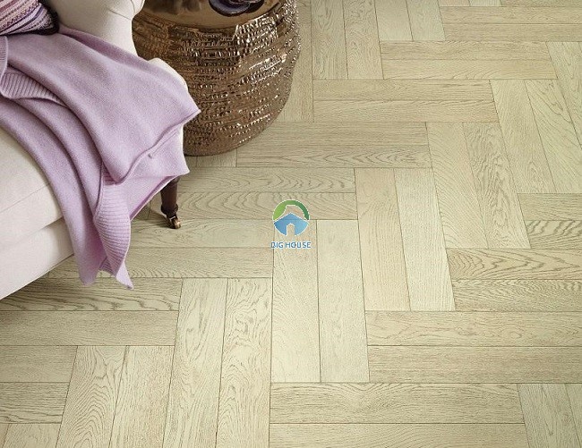 Lát gạch giả gỗ theo phương pháp xương cá herringbone đôi Lát gạch giả gỗ theo phương pháp xương cá herringbone đôi