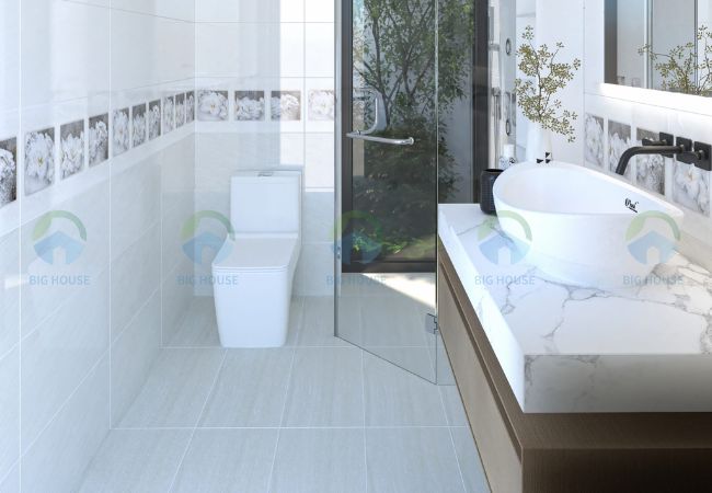 gạch lát nền nhà vệ sinh 30x60 vân đá Đồng Tâm 3060ROXY001
