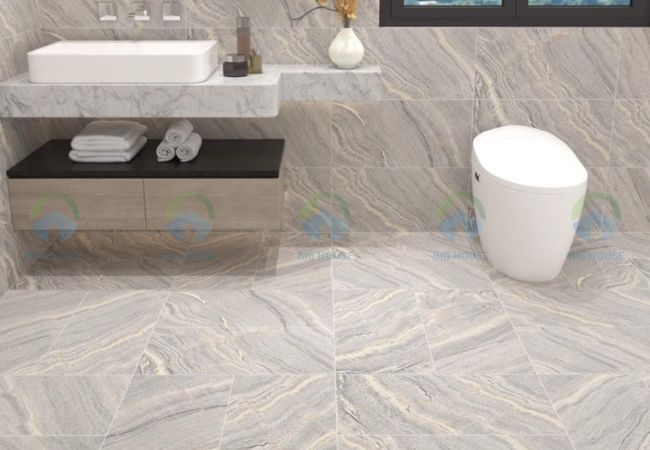gạch lát nền nhà vệ sinh 30x60 Đồng Tâm 3060THACHDONG003-H+
