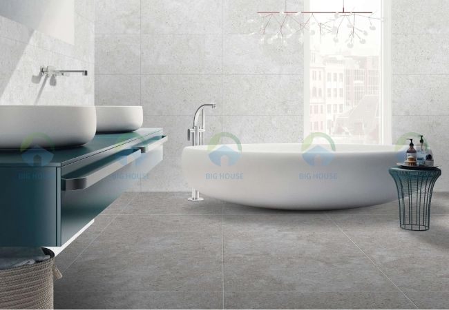 gạch lát nền nhà vệ sinh 60x60 Eurotile SAT H03