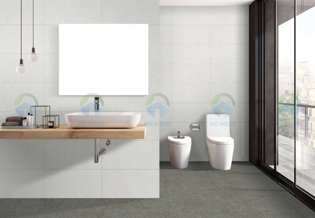 gạch lát nền nhà vệ sinh 60x60 Eurotile THK H02