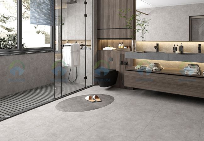 gạch lát nền nhà vệ sinh 60x60 Tasa 5260