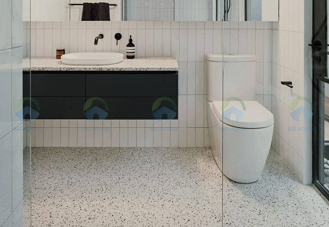 gạch lát nền nhà vệ sinh 60x60 terrazzo 6637