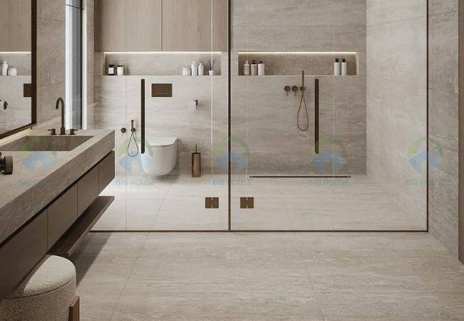gạch lát sàn nhà tắm 60x120 TQ 613005