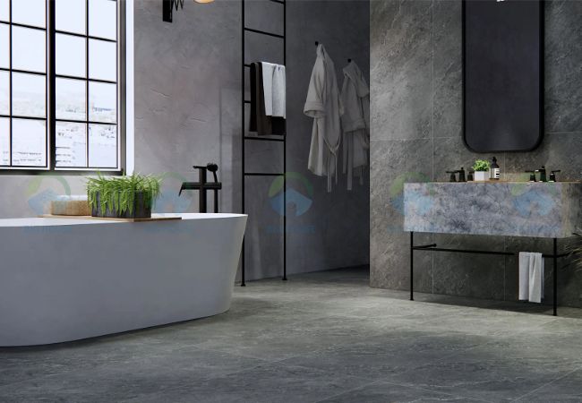 gạch nền nhà tắm Big Slab Eurotile Sơn Khuê SOK Q03