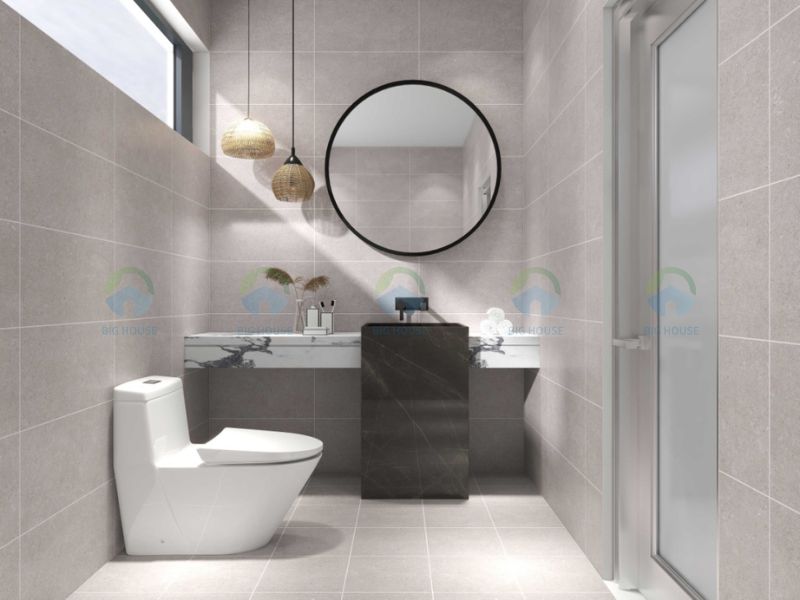 chọn họa tiết gạch ốp phòng tắm nhỏ 3m2