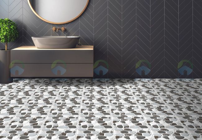 gạch lát nền nhà tắm 30x30 định hình Hồng Hà VS3002