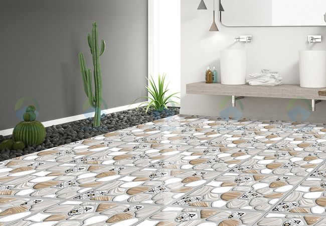 gạch lát nền nhà tắm 30x30 định hình Hồng Hà VS3005