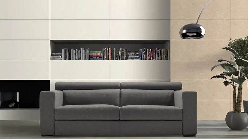 gạch ốp tường phòng khách nhà cấp 4 Eurotile Đan Vi DAV D03