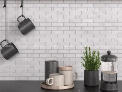 Hình ảnh của sự kiện 31 Mẫu gạch mosaic trắng Đẹp, Tươi mới, Mở rộng không gian